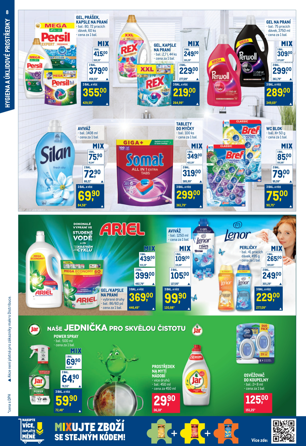Leták Makro leták - Spotřební zboží, úklid, kosmetika - strana 8