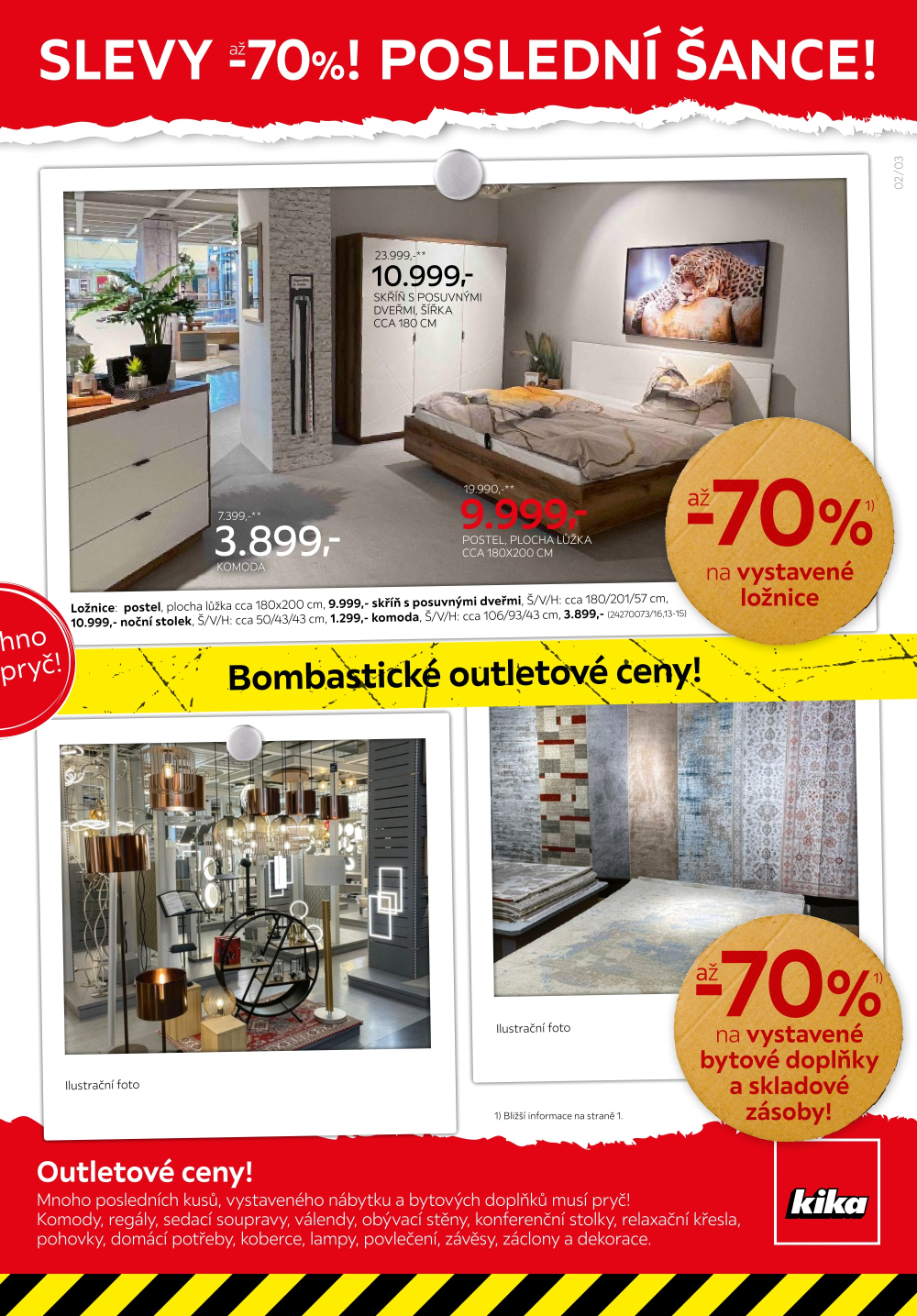Leták Kika Nábytek leták - Nový Kika outlet - strana 3