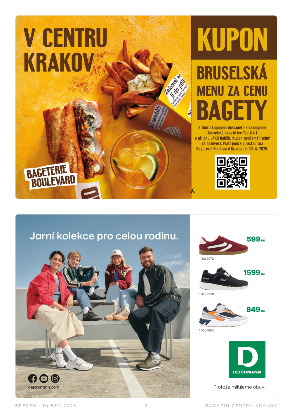 Leták Centrum Krakov magazín - strana 2