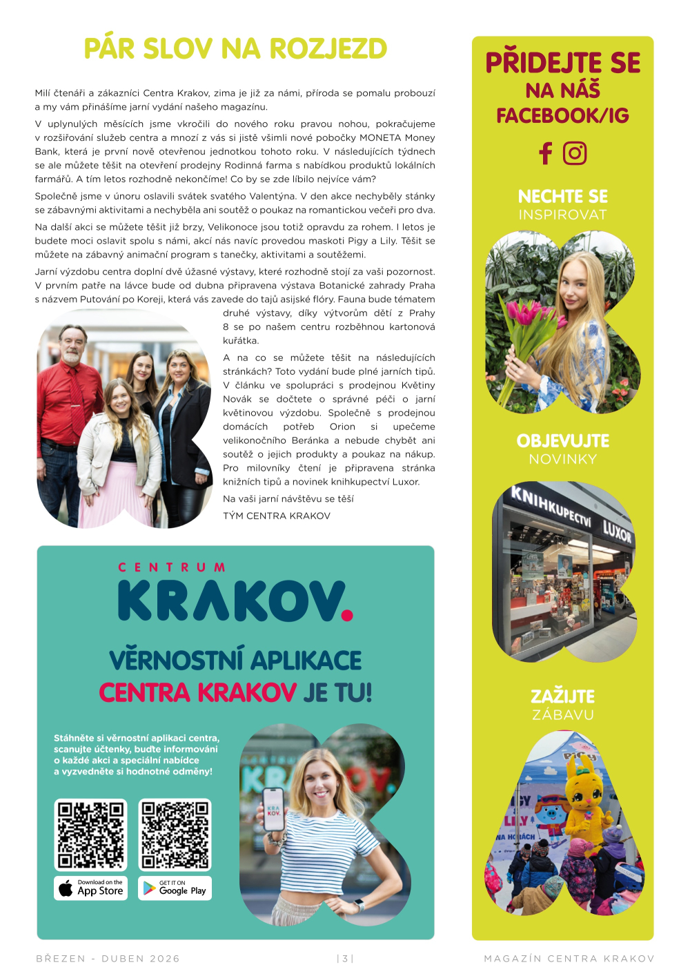 Leták Centrum Krakov magazín - strana 3