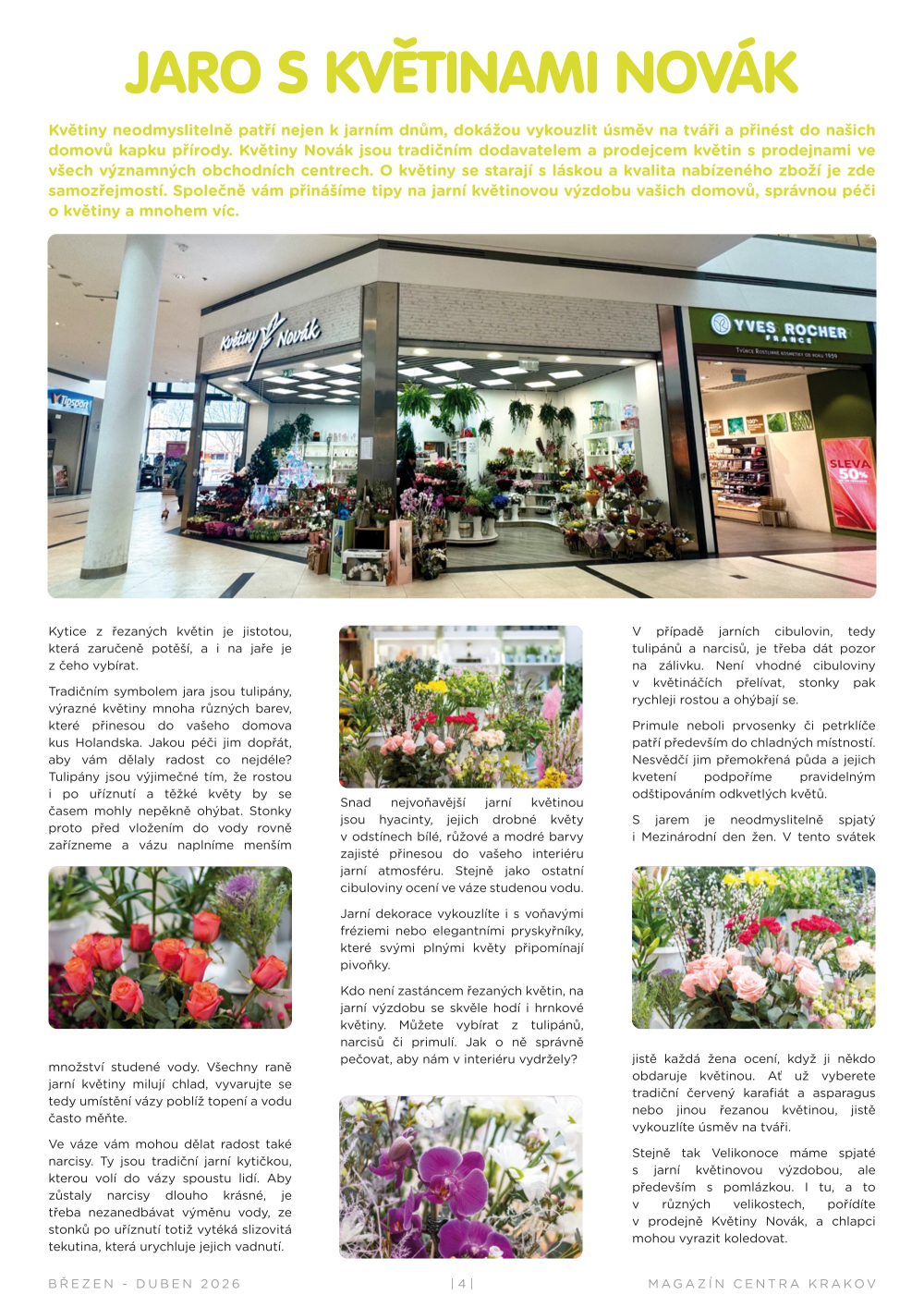 Leták Centrum Krakov magazín - strana 4