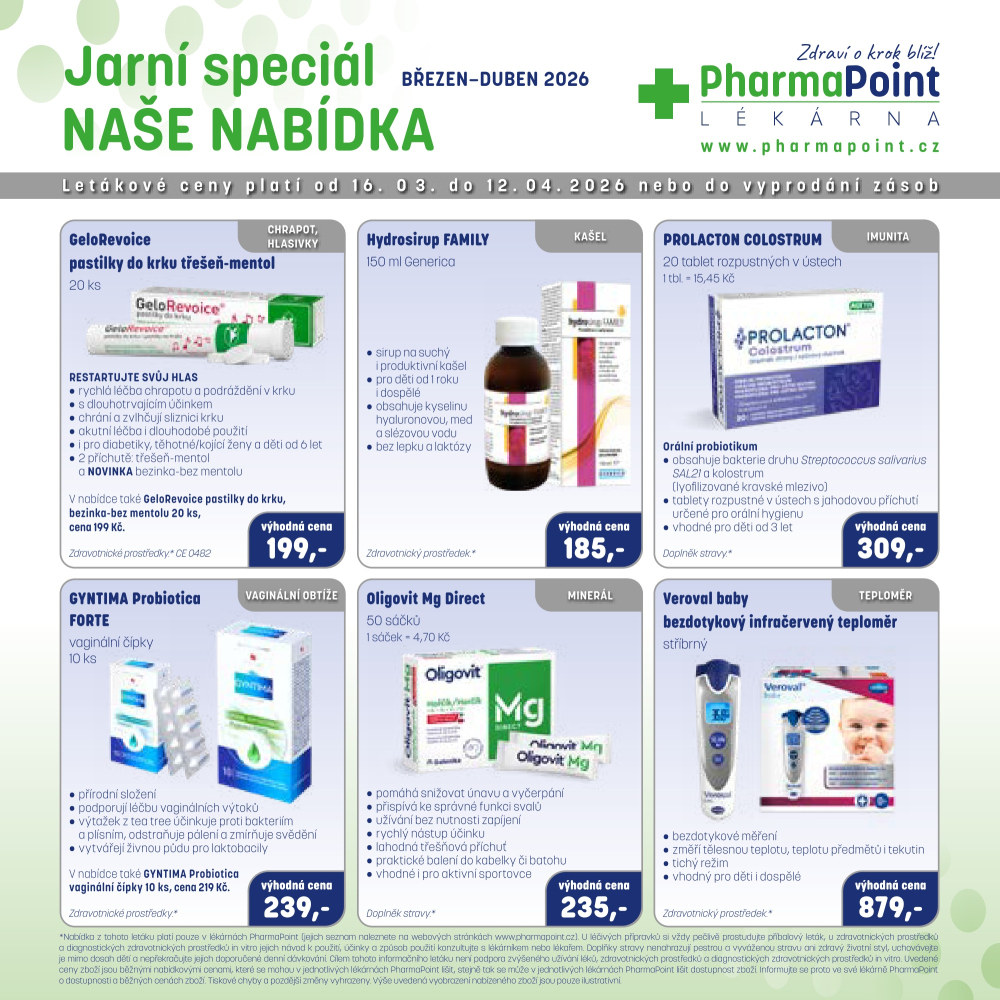 Leták PharmaPoint leták - Jarní speciál A - strana 2
