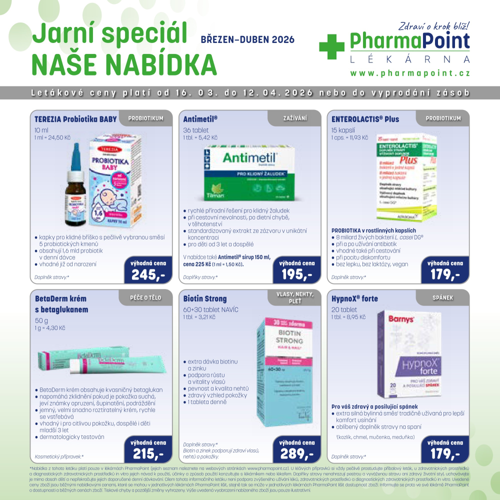 Leták PharmaPoint leták - Jarní speciál A - strana 3