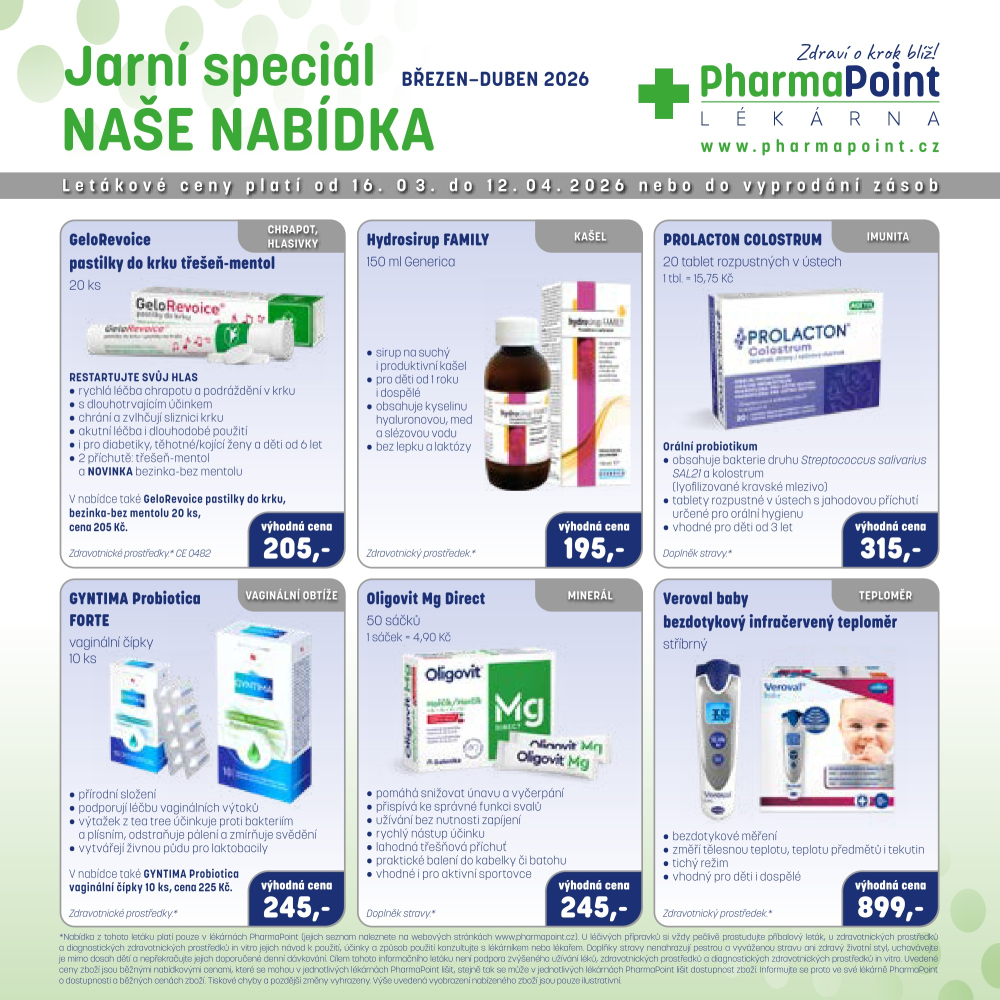 Leták PharmaPoint leták - Jarní speciál B - strana 2