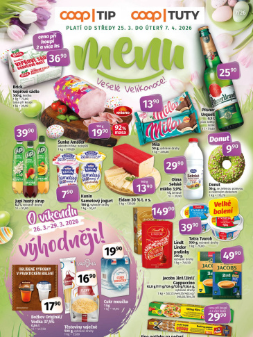 COOP leták - TIP a TUTY Menu
