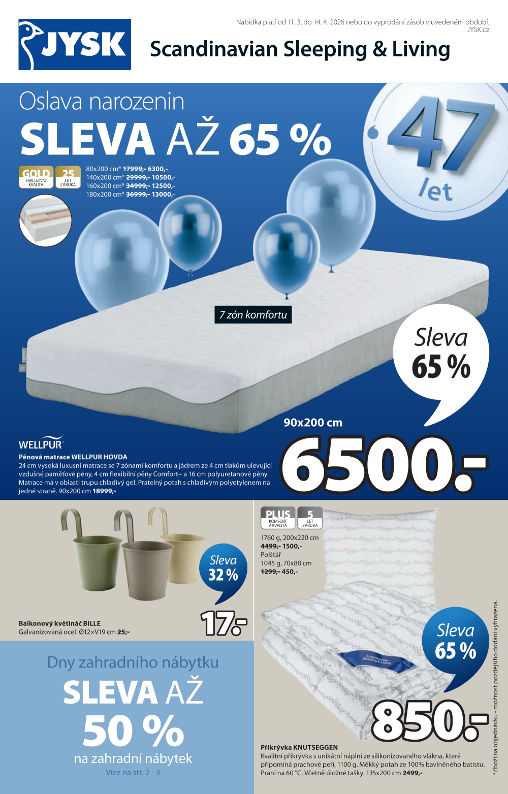 Leták Jysk leták - strana 1