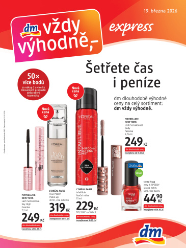 dm drogerie leták - journal expres