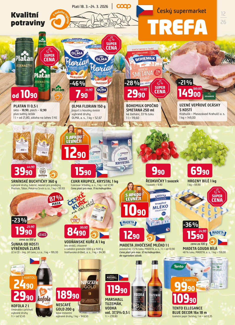 Leták TREFA leták - strana 1