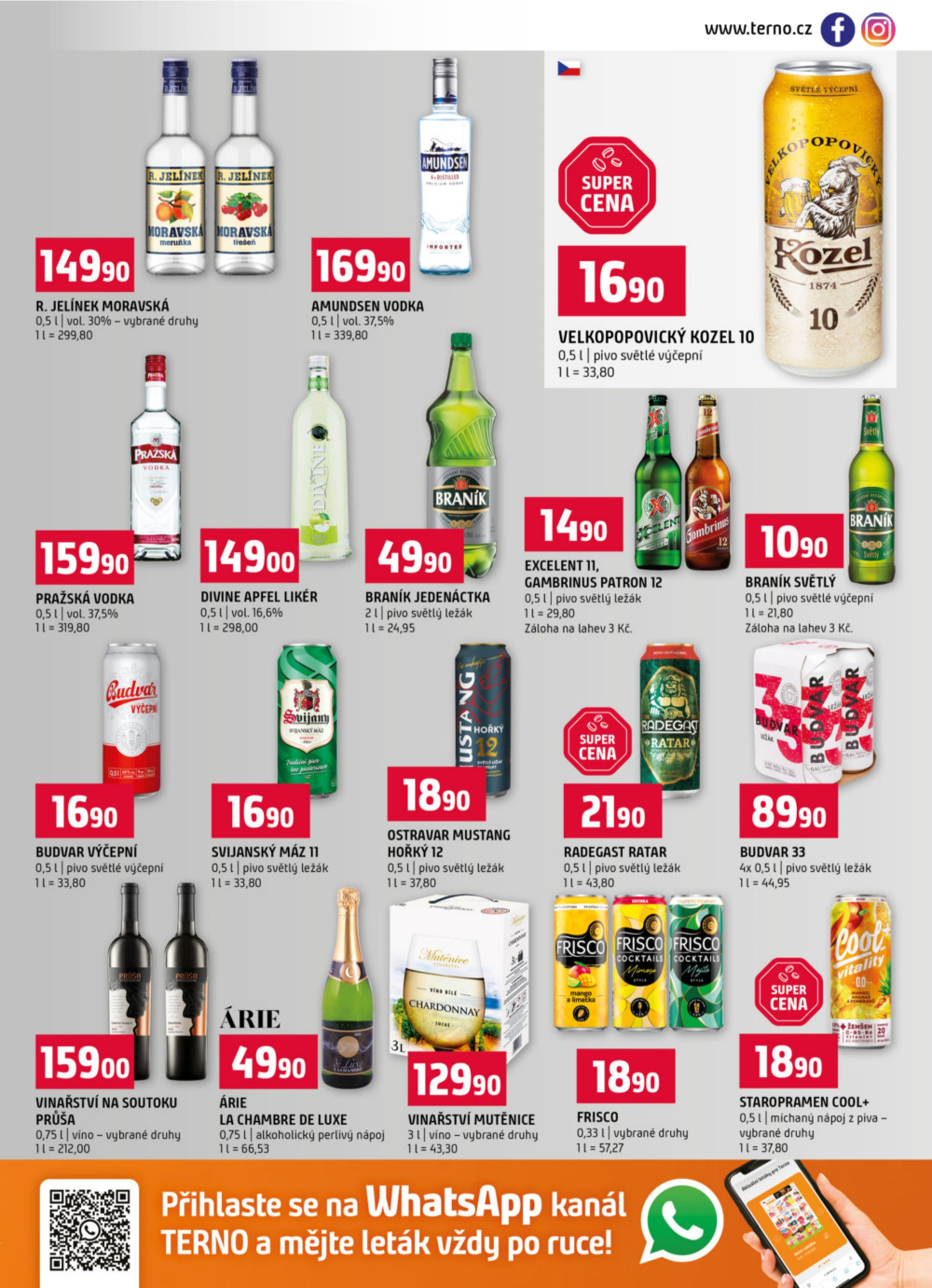 Leták Terno leták - Zlín, Český Krumlov, Prachatice, Strakonice, Blatná, Tábor - strana 13
