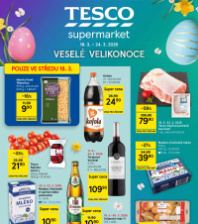 Akční leták Tesco supermarket 