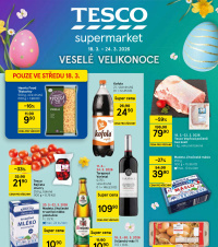 Akční leták Tesco supermarket 