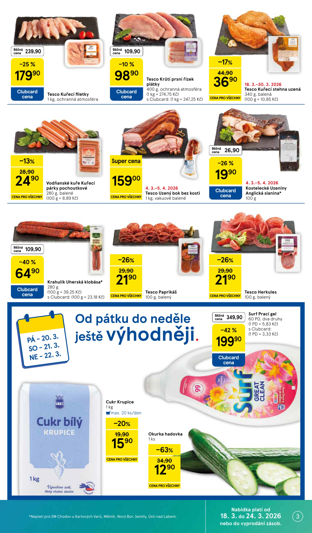 Leták Tesco supermarket leták - strana 3