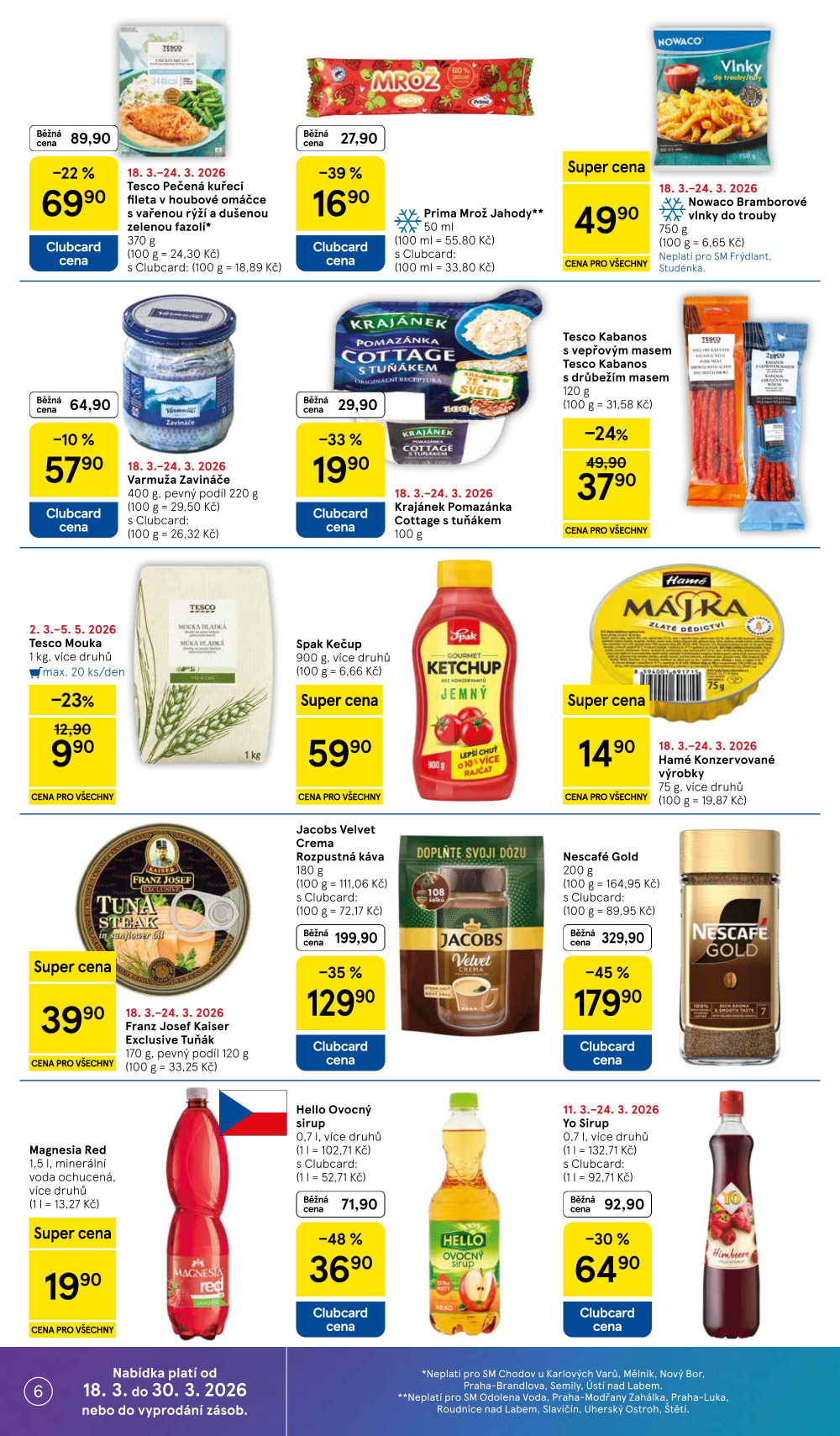 Leták Tesco supermarket leták - strana 6