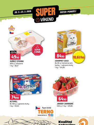 Terno leták - Víkendovka