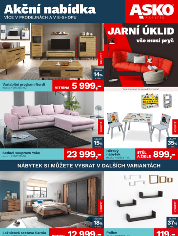 ASKO nábytek leták - Jarní úklid