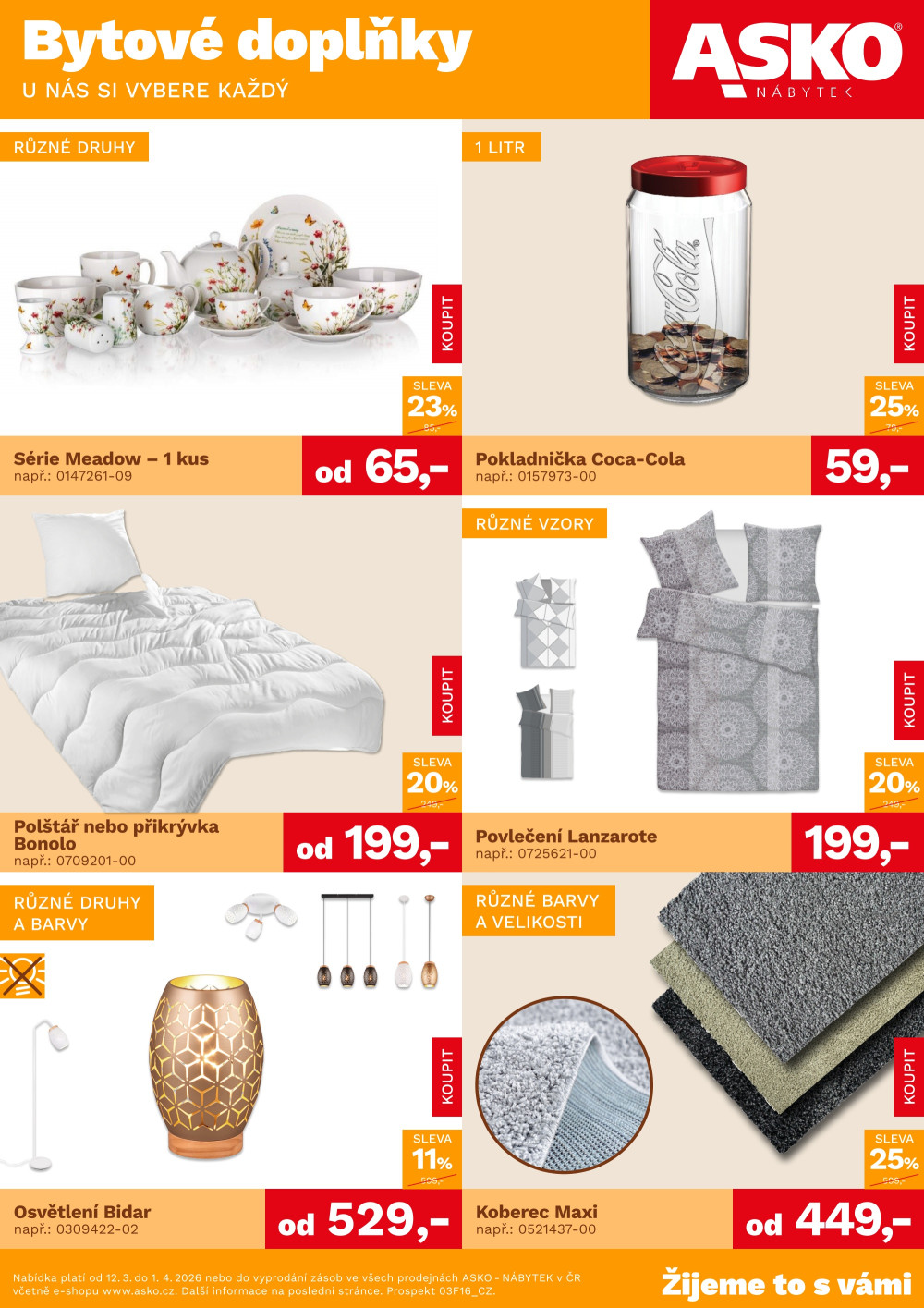 Leták ASKO nábytek leták - Bytové doplňky - strana 1