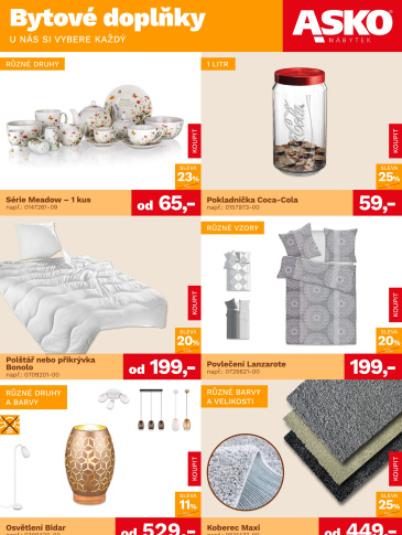 ASKO nábytek leták - Bytové doplňky