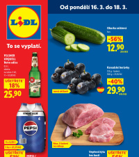 Akční leták Lidl  od pondělí
