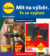 Akční leták Lidl  - Nabídka spotřebního zboží