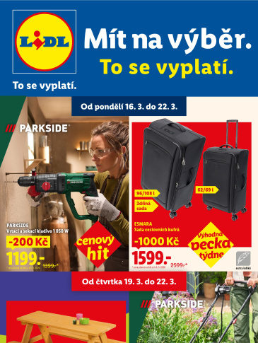 Lidl leták - Nabídka spotřebního zboží