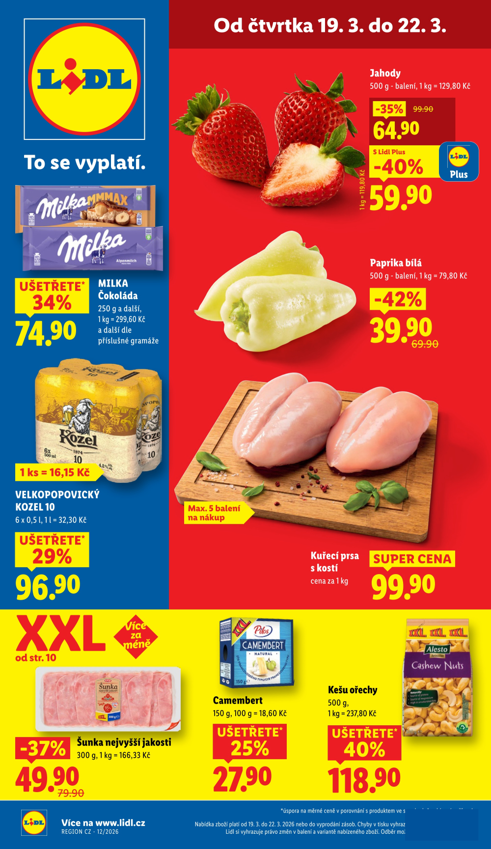 Leták Lidl leták od čtvrtka - strana 1