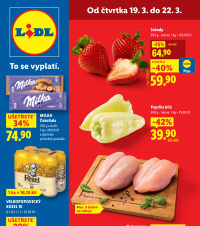 Akční leták Lidl  od čtvrtka