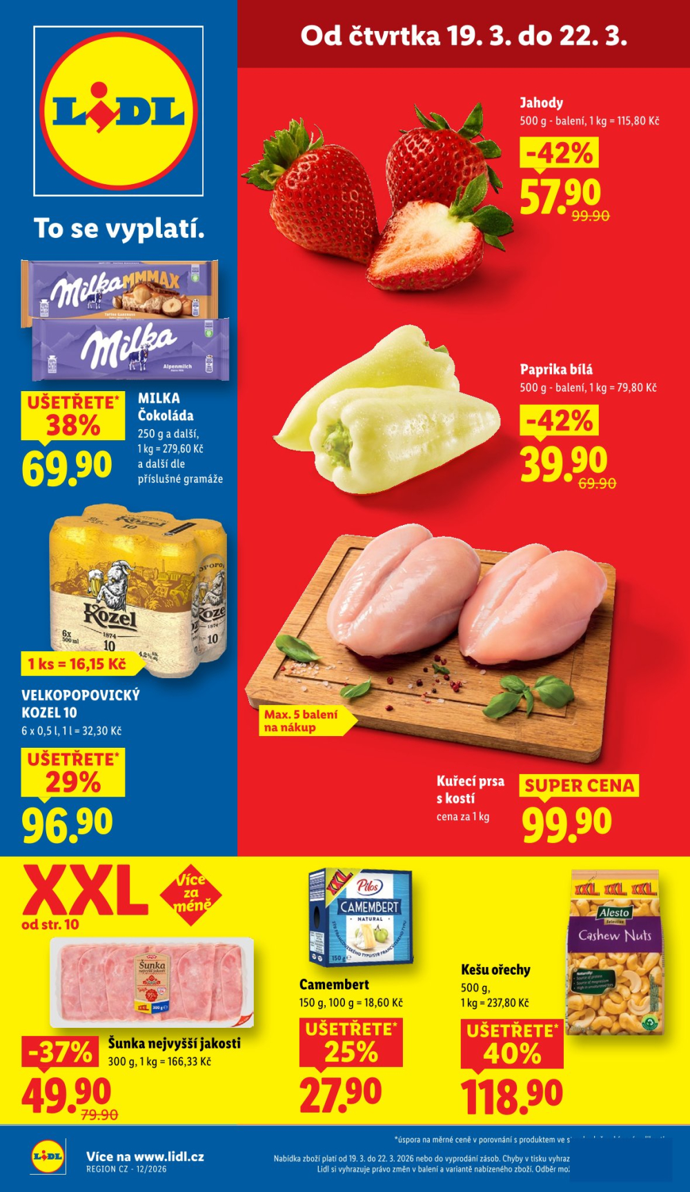 Leták Lidl leták od čtvrtka - strana 1