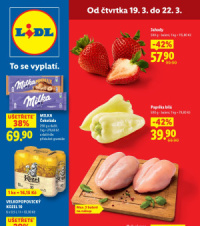 Akční leták Lidl  od čtvrtka