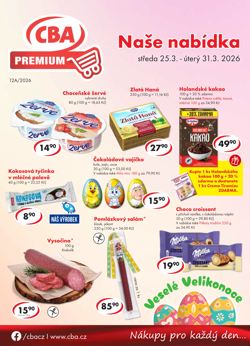 Leták CBA Premium leták - strana 1