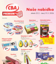 Akční leták CBA Premium 