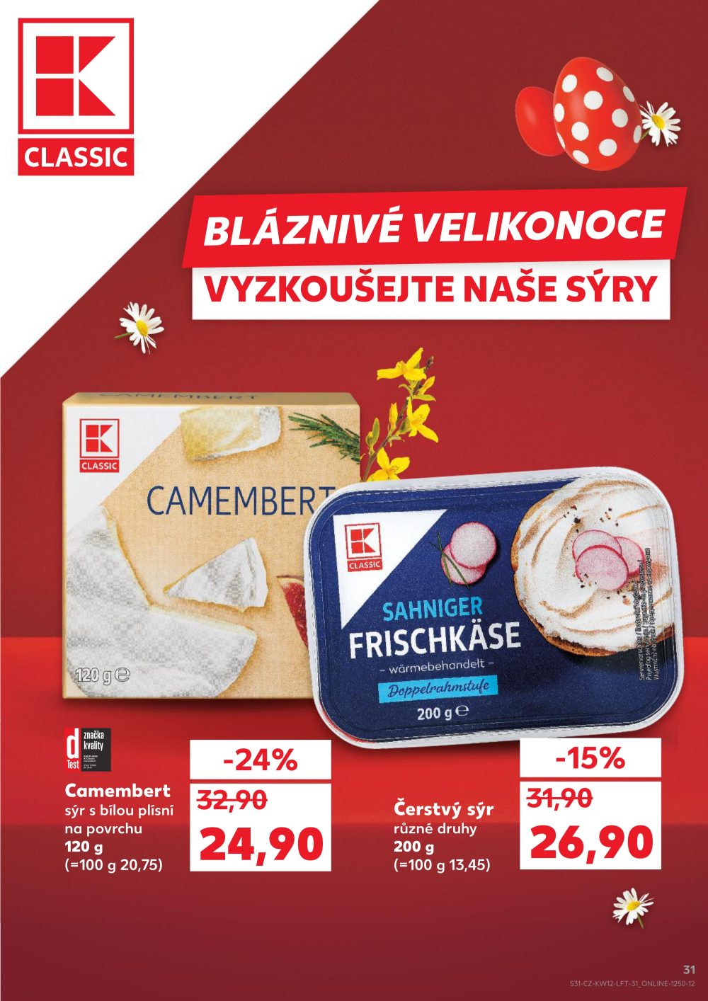 Leták Kaufland leták Mariánské Lázně - strana 31