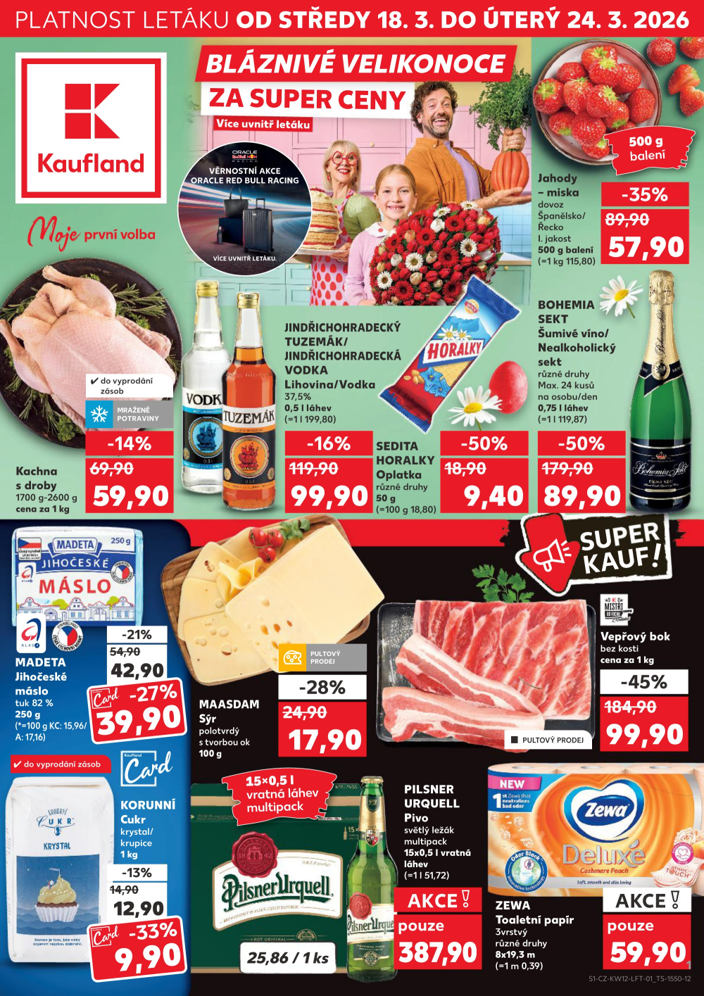 Leták Kaufland leták Třeboň - strana 1