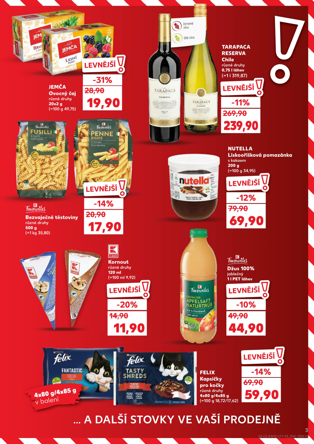 Leták Kaufland leták Třeboň - strana 3