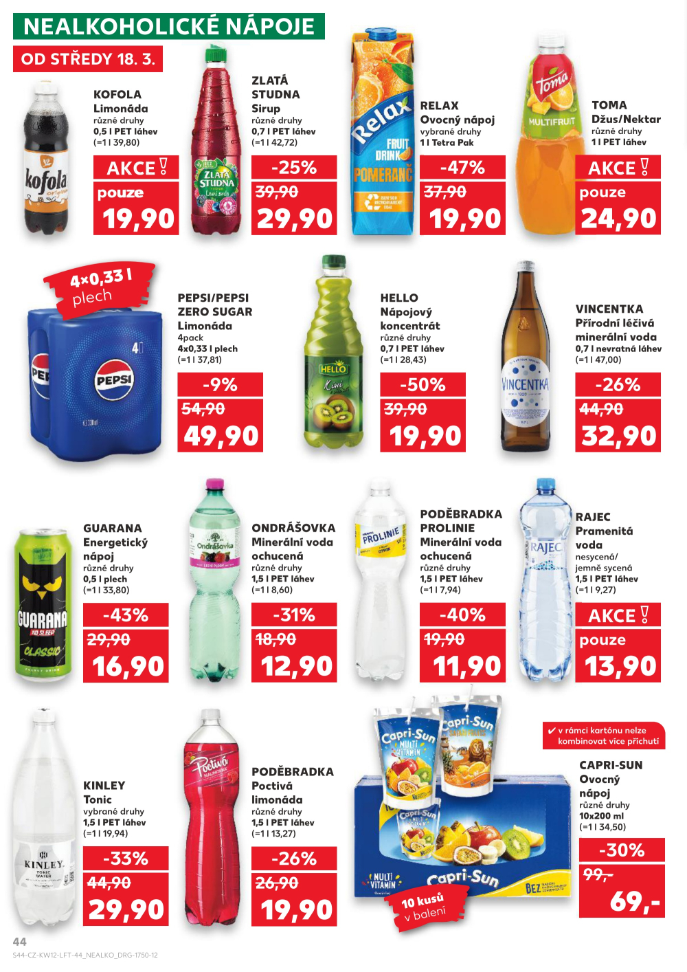 Leták Kaufland leták Děčín - strana 44