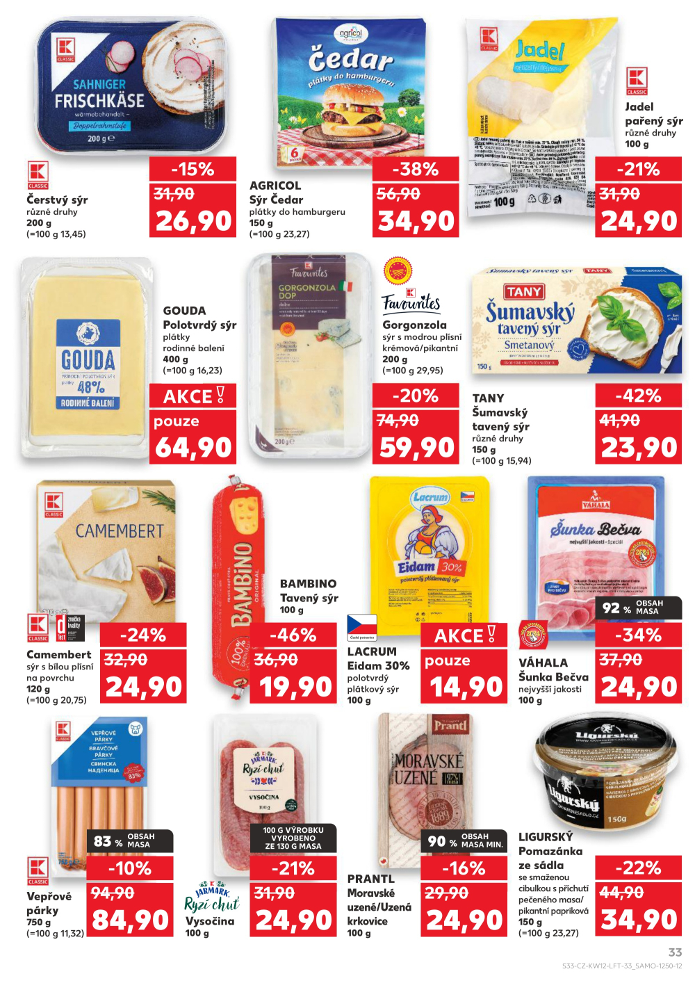 Leták Kaufland leták Ostrava - Mariánské Hory - strana 33