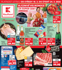 Akční leták Kaufland  Praha 3 - Jarov