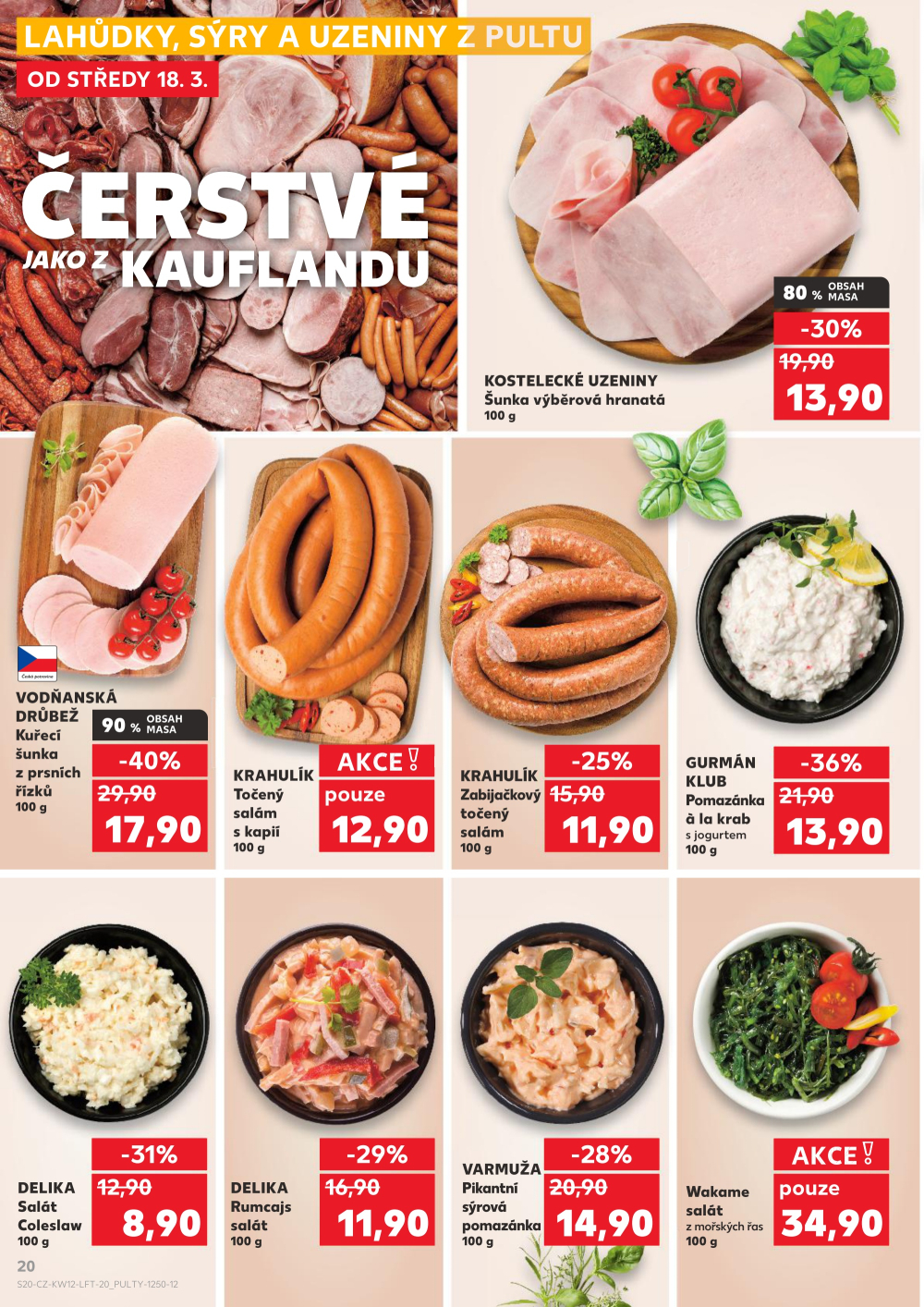 Leták Kaufland leták Praha 6 - Vypich - strana 20