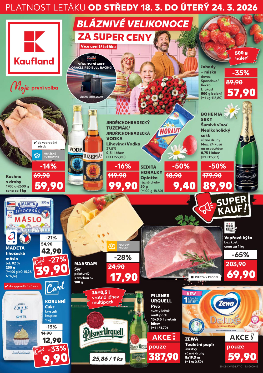 Leták Kaufland leták Hodonín, Dvořákova - strana 1