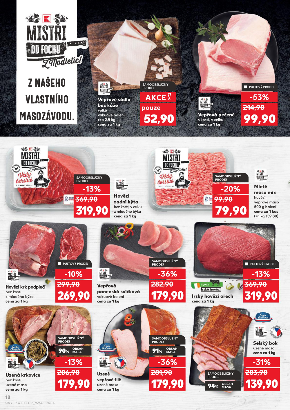 Leták Kaufland leták Přerov - Lýsky - strana 18