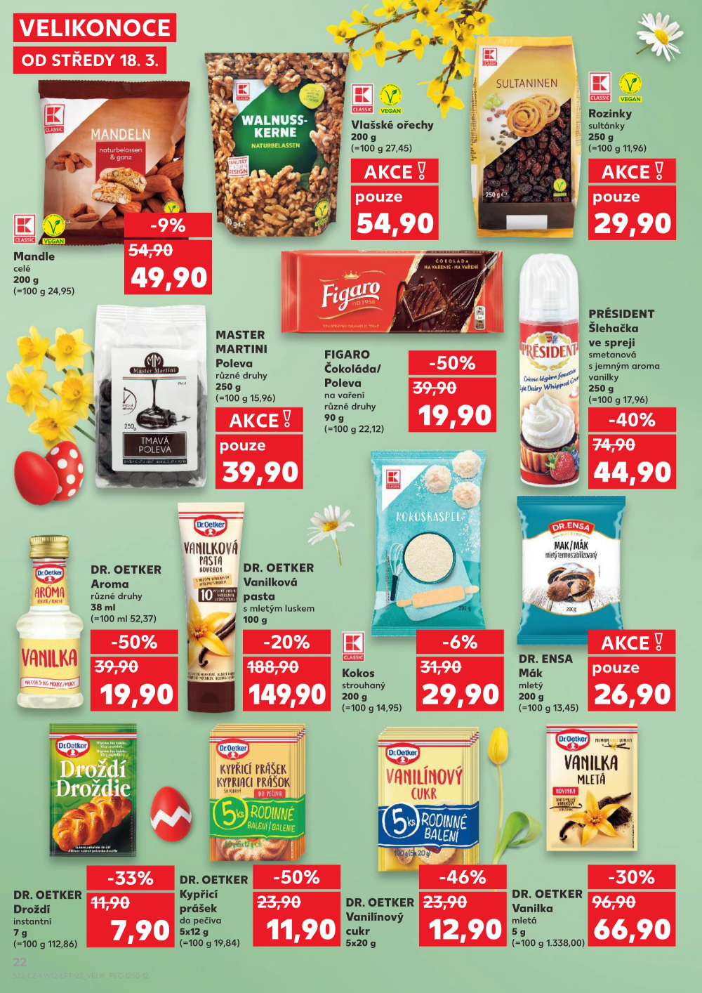 Leták Kaufland leták Brandýs nad Labem - strana 22