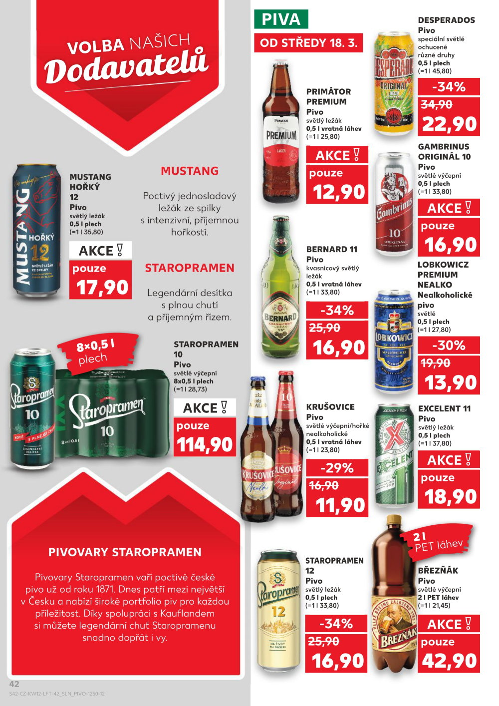 Leták Kaufland leták Praha 8 - Libeň - strana 42