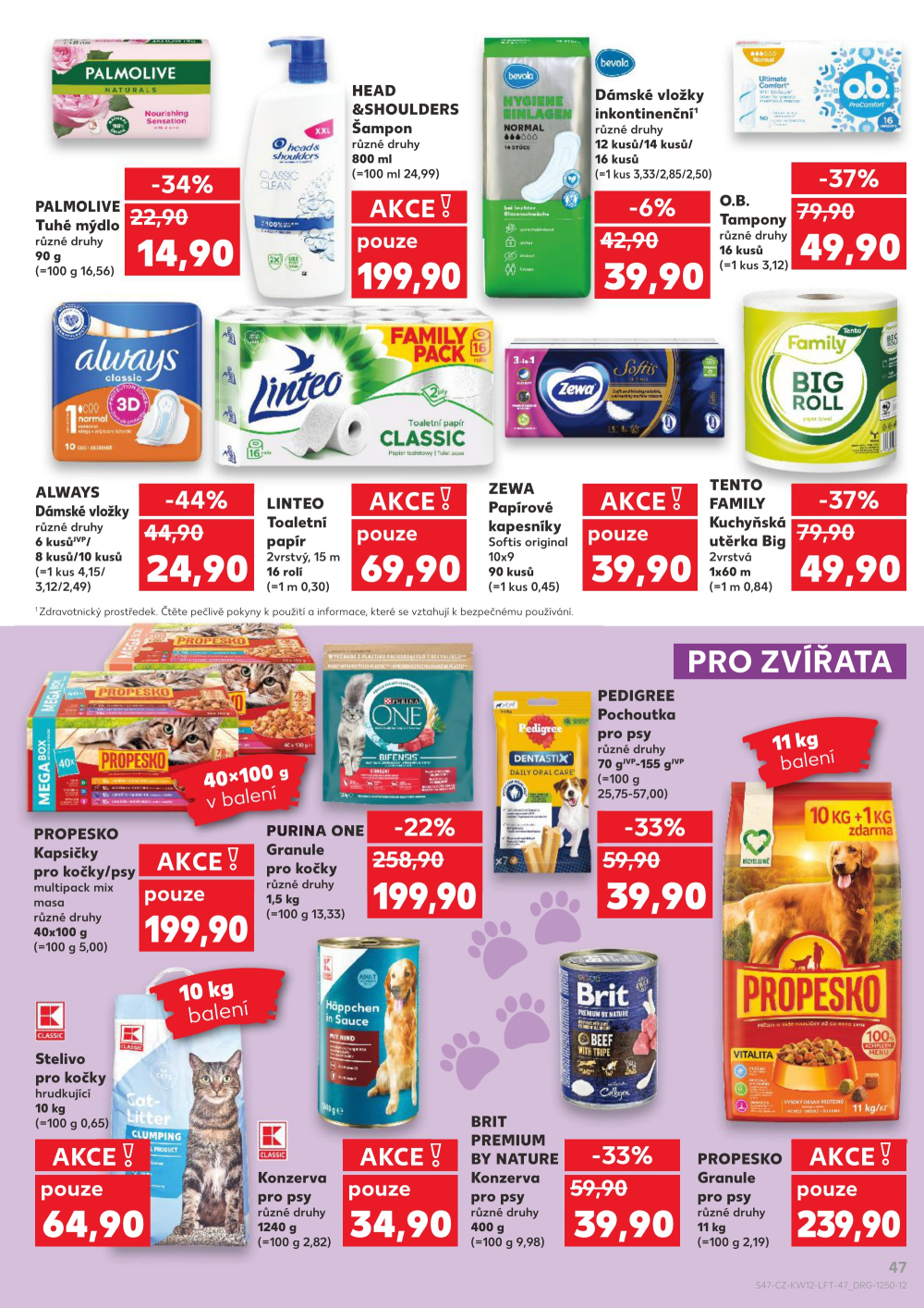 Leták Kaufland leták Čáslav - strana 47