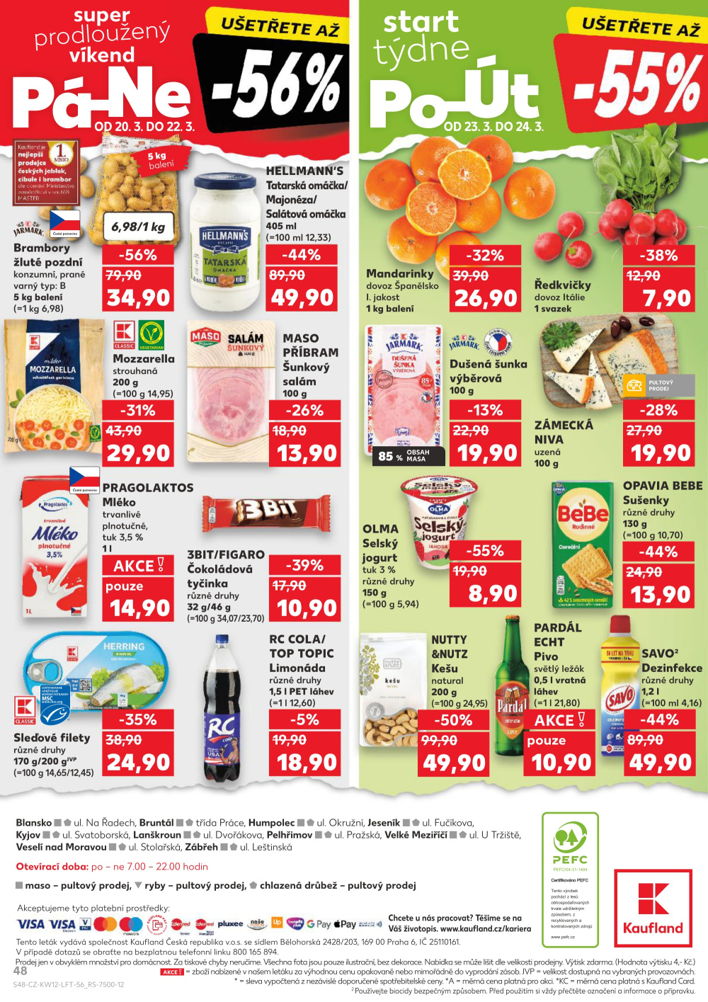 Leták Kaufland leták Velké Meziříčí - strana 48