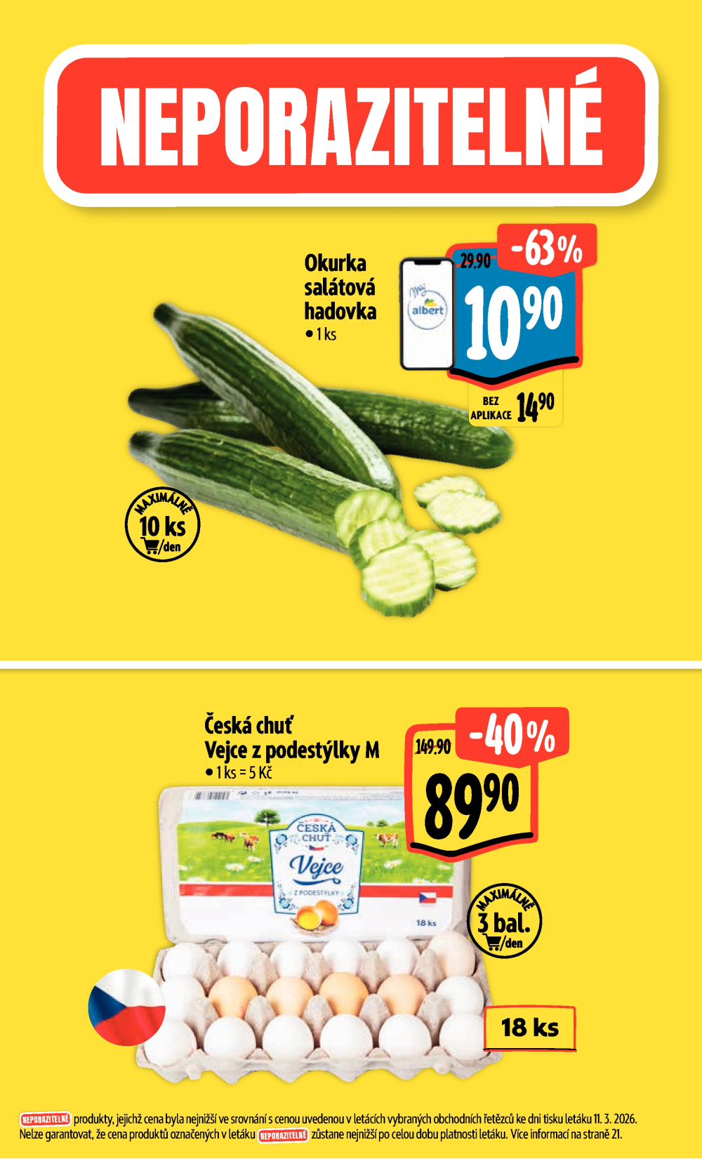 Leták Albert Hypermarket leták - Brno Cejl, Tkalcovská - strana 2