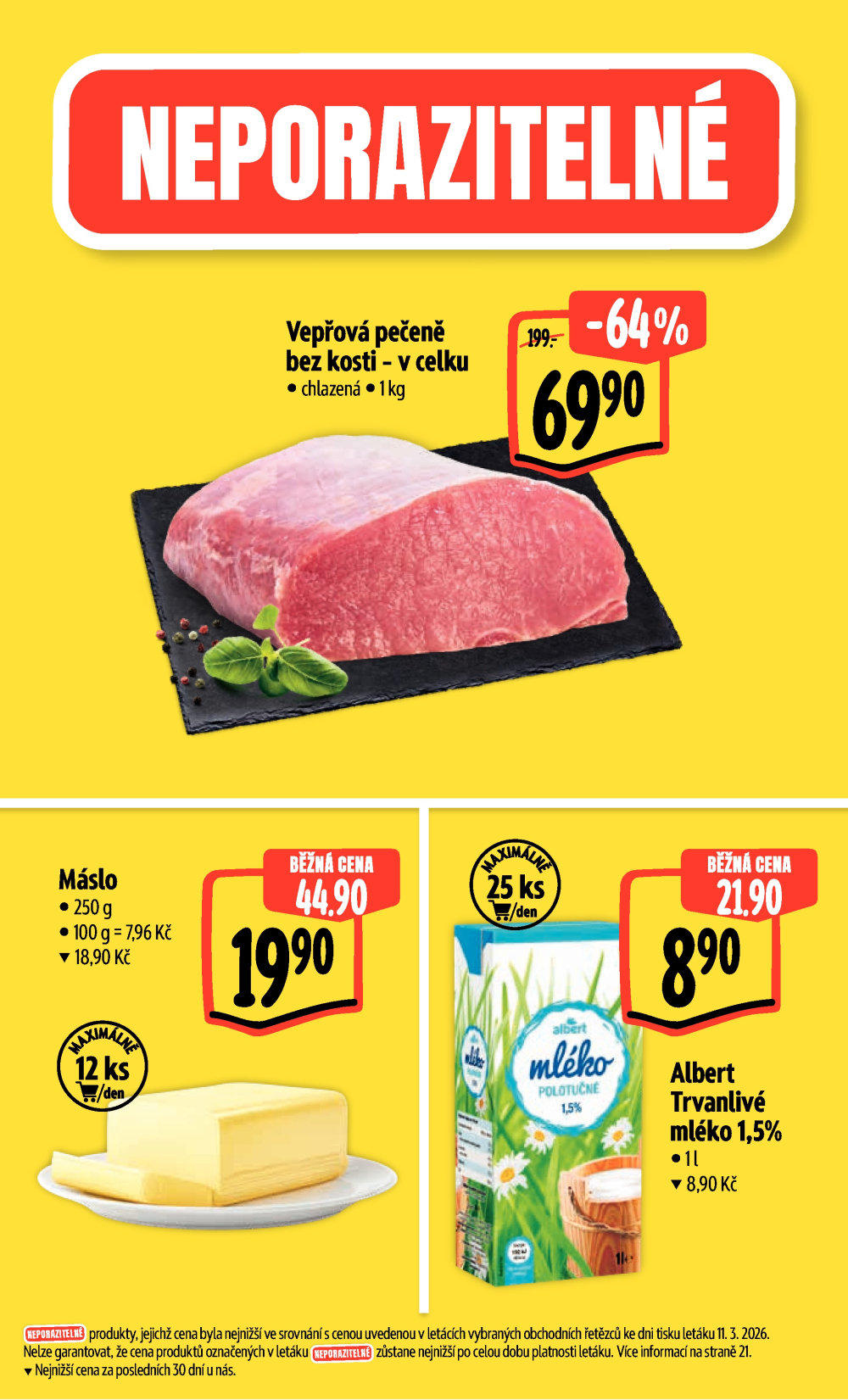Leták Albert Hypermarket leták - Brno Cejl, Tkalcovská - strana 3