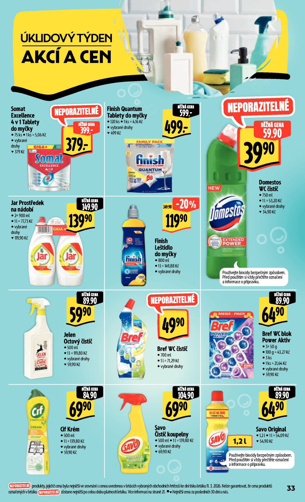 Leták Albert Hypermarket leták - Brno Cejl, Tkalcovská - strana 54