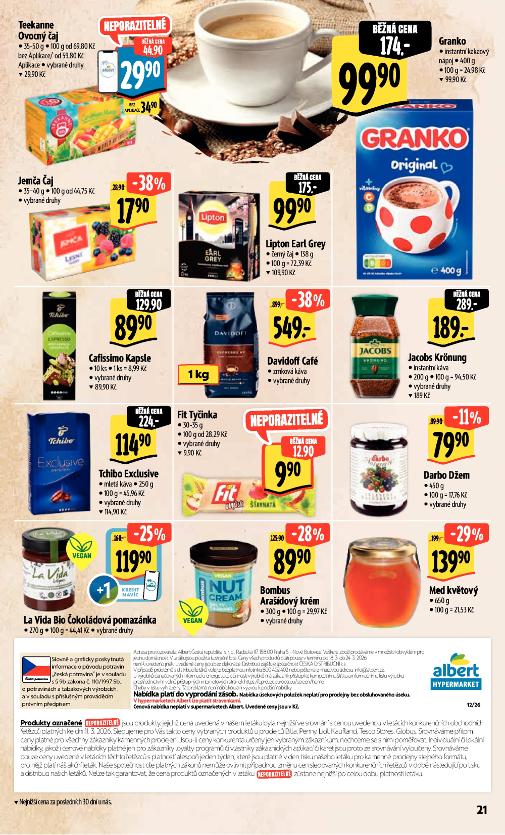 Leták Albert Hypermarket leták - strana 29