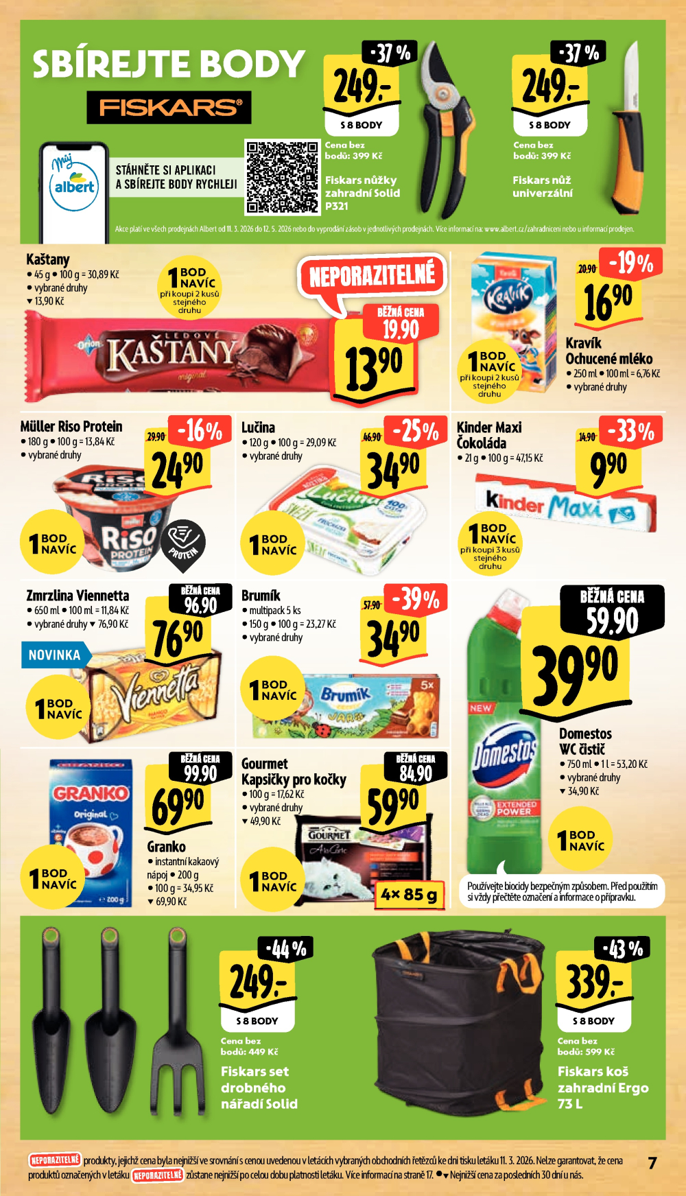 Leták Albert Supermarket leták - Brno, Ečerova - strana 17