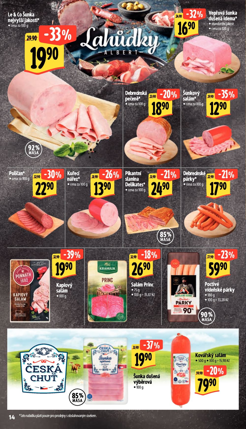 Leták Albert Supermarket leták - Brno, Ečerova - strana 26