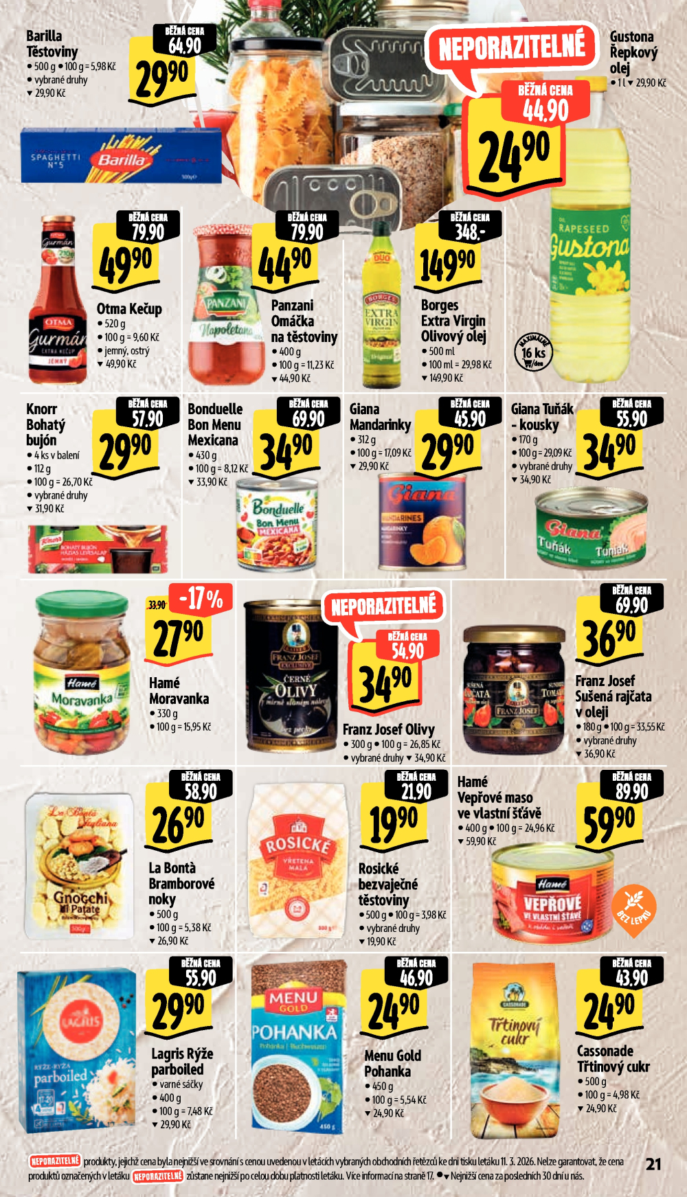 Leták Albert Supermarket leták - Brno, Ečerova - strana 33